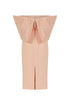 PUFF SHOULDER SYMMETRIC DRESS